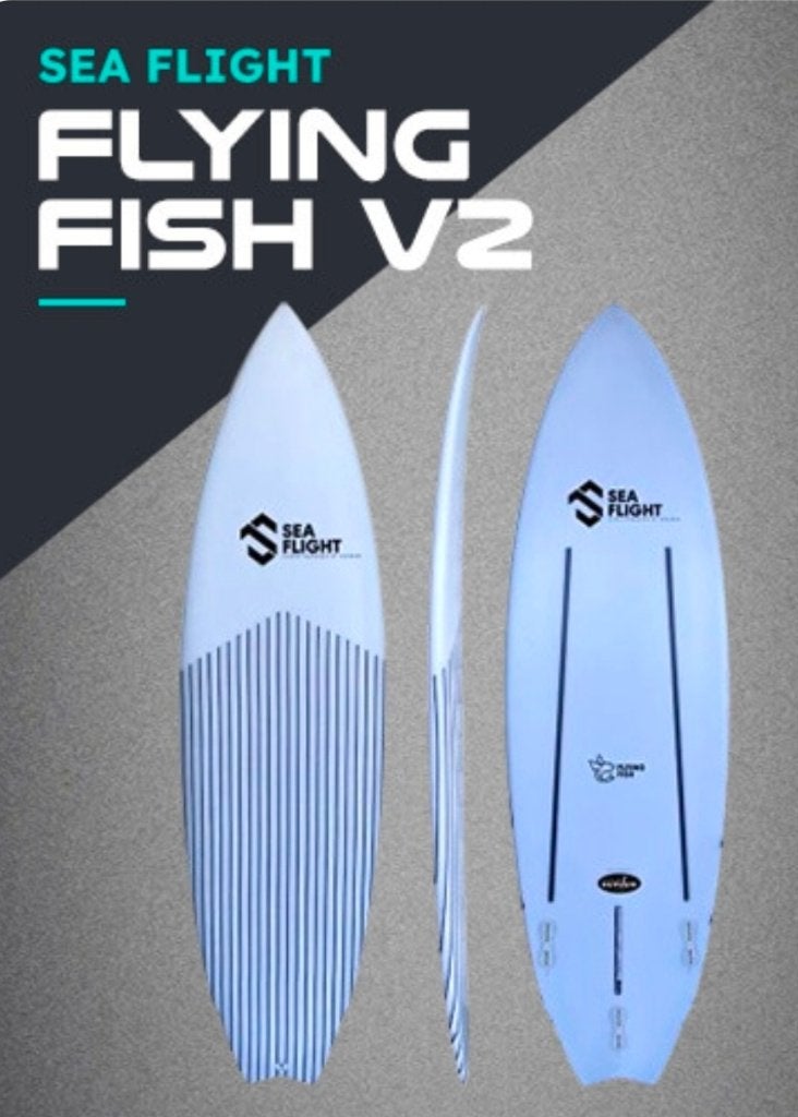 NIEUW Surfkite Seaflight FlyingFish 5'8, Watersport en Boten, Kitesurfen, Nieuw, Kiteboard, Directional, Ophalen