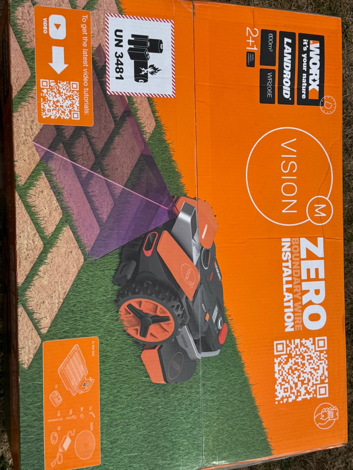 Robot vision 600 sans intalation lazer neuf emballe, Jardin & Terrasse, Enlèvement ou Envoi, Comme neuf