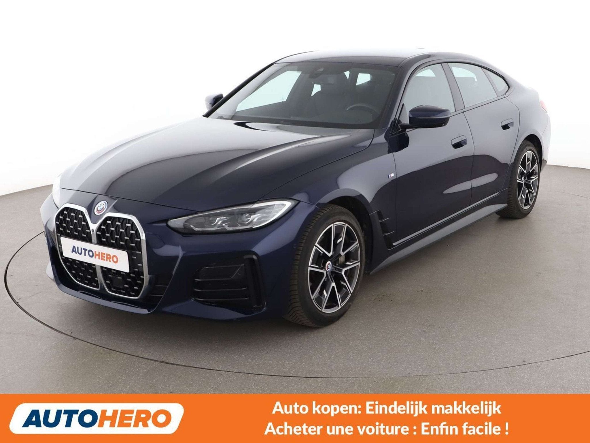 BMW 4 Serie 430 430i Gran Coupé M Sport (bj 2022), Auto's, Automaat, Achterwielaandrijving, Gebruikt, Blauw