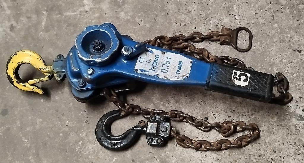 Palans à cliquet à chaîne de levage 0,75T/1,5T/3T, Enlèvement ou Envoi, Manuelle