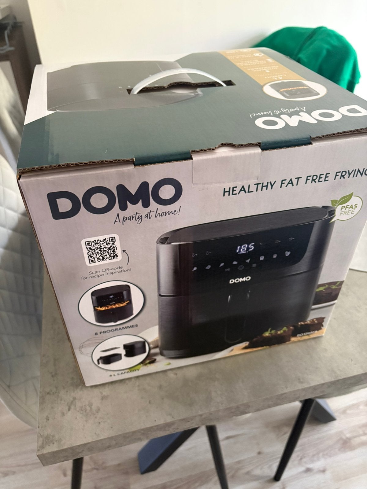 Domo airfryer, Elektronische apparatuur, Ophalen, Nieuw, Airfryer