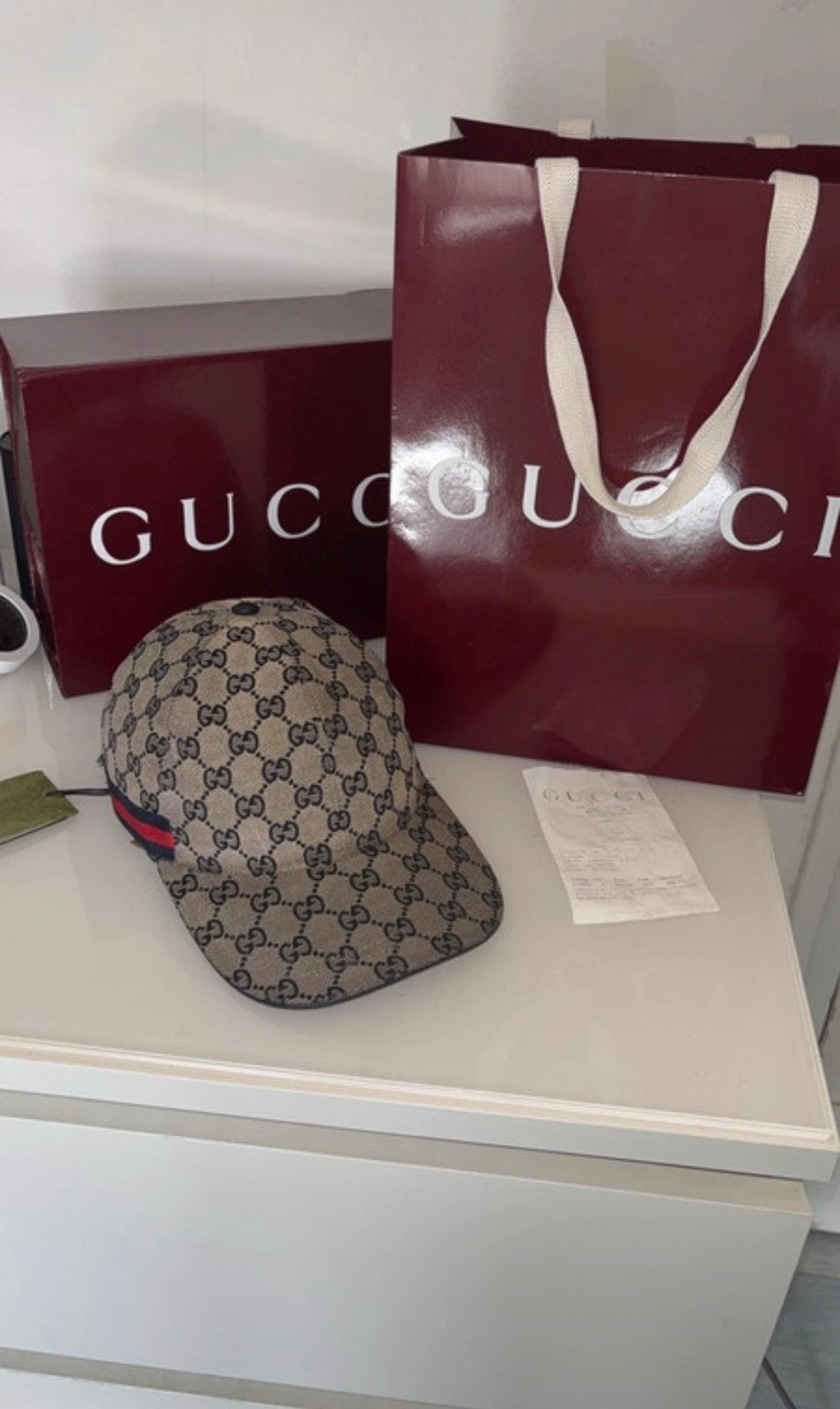 Casquette gucci, Vêtements | Hommes, Envoi, Comme neuf, Casquette