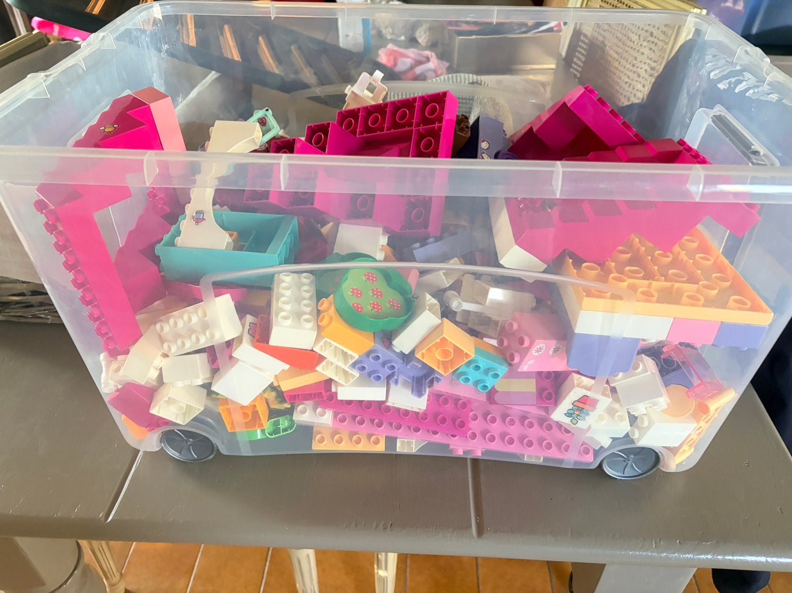 Duplo helloKitty, Ophalen, Gebruikt