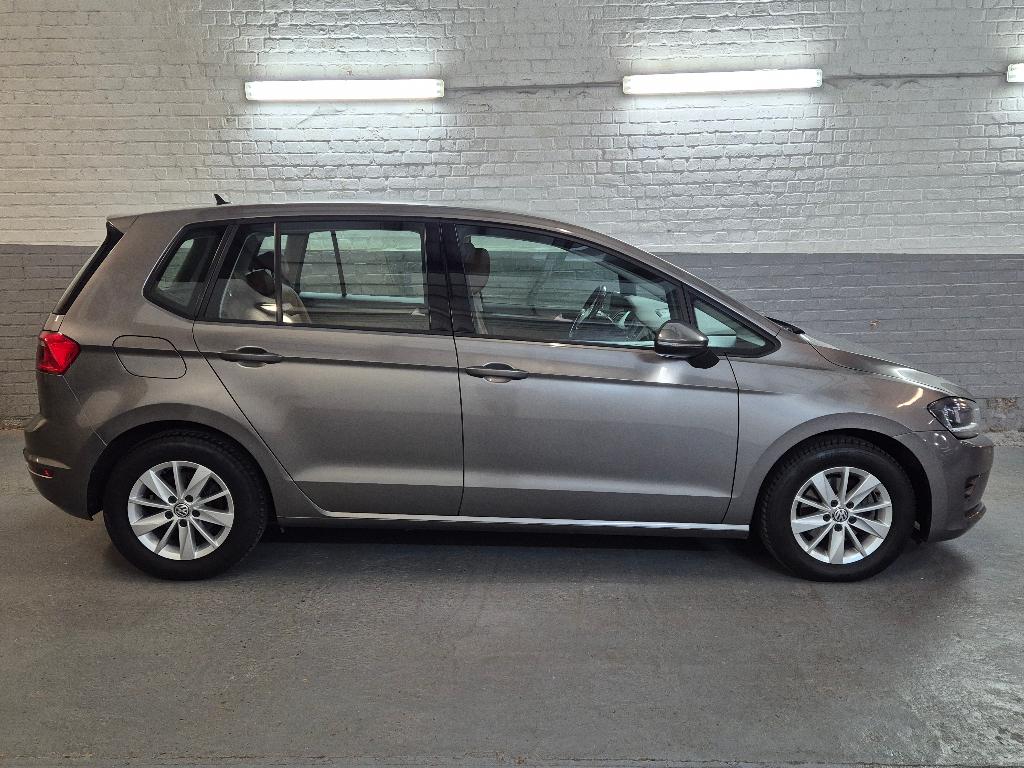 VW Golf 7 Sportsvan 1.2TSi DSG Highline- Leder- 1eig.- Top, Auto's, Volkswagen, Automaat, Testrit aan huis, Monovolume, Euro 6