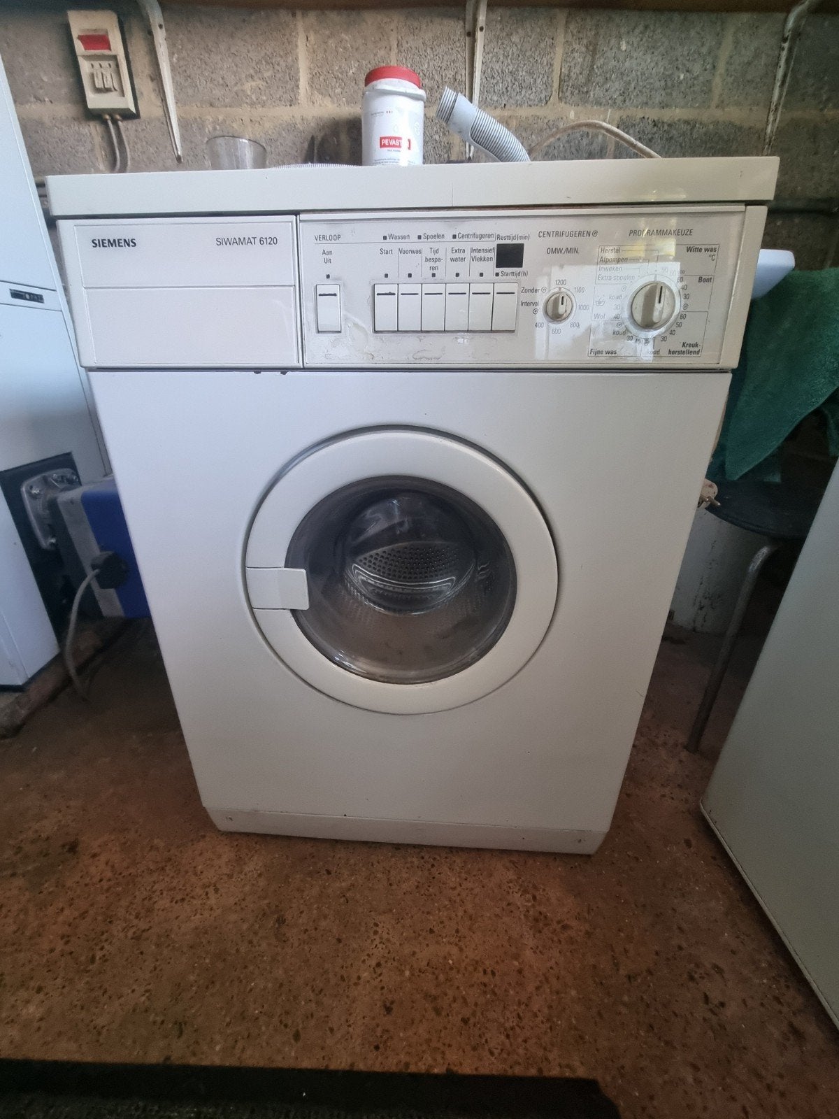 Siemens Siwamat 6120 DEFECT, Ophalen, Niet werkend, 1200 tot 1600 toeren, Voorlader