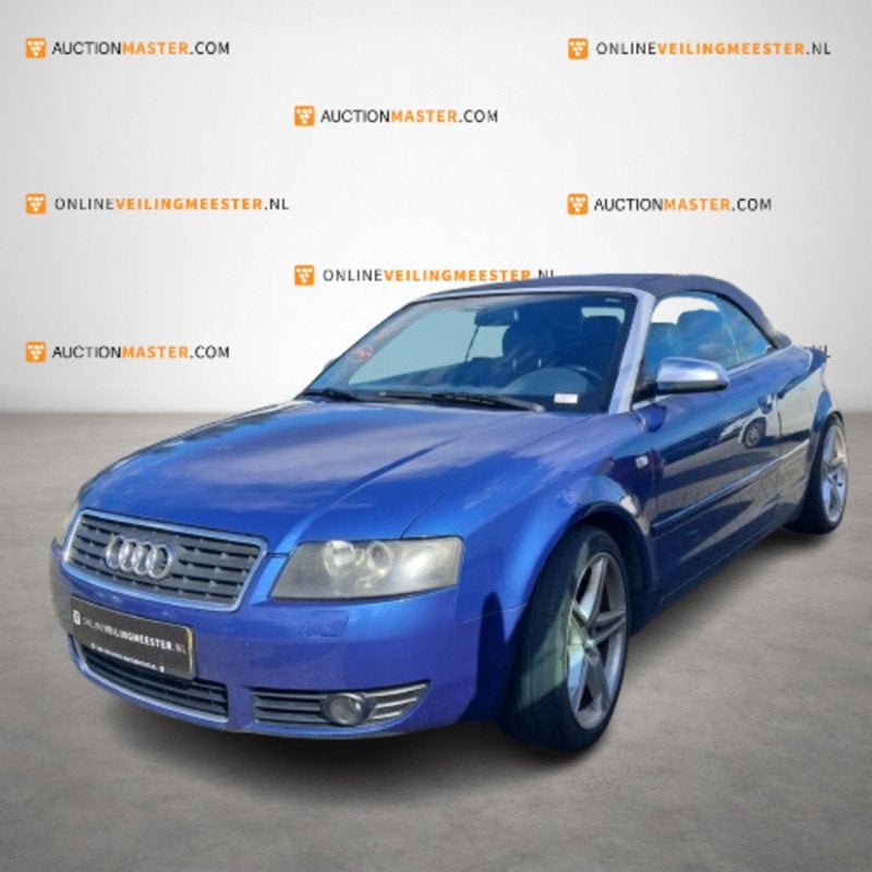 Personenauto Audi, A4 Cabriolet, 3.0 V6, BLAUW, 2003, Auto's, Automaat, Bedrijf, Nieuw, Overige carrosserie