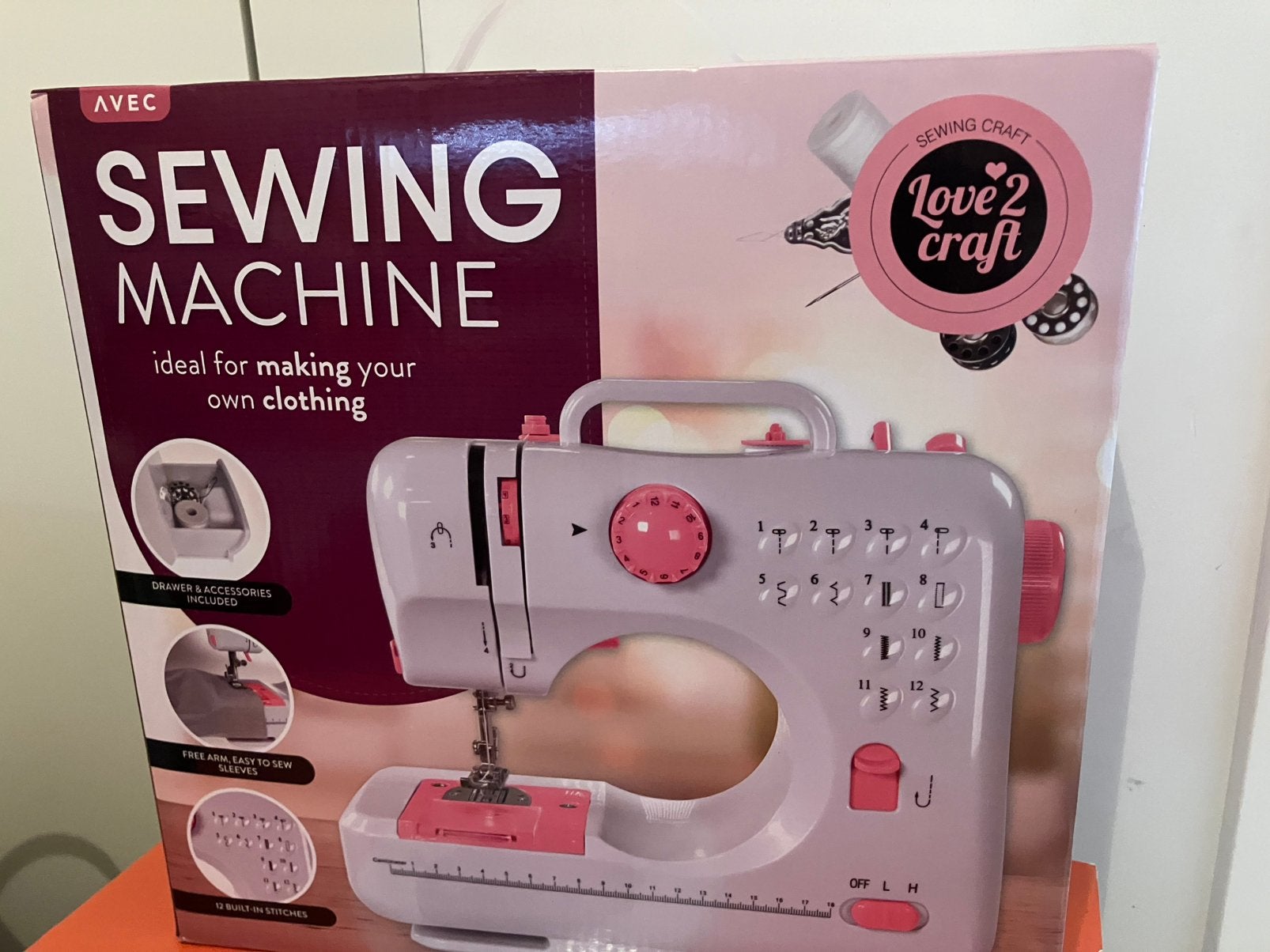 Hobby naaimachine nieuw, Hobby en Vrije tijd, Naaimachines en Toebehoren, Ophalen, Nieuw