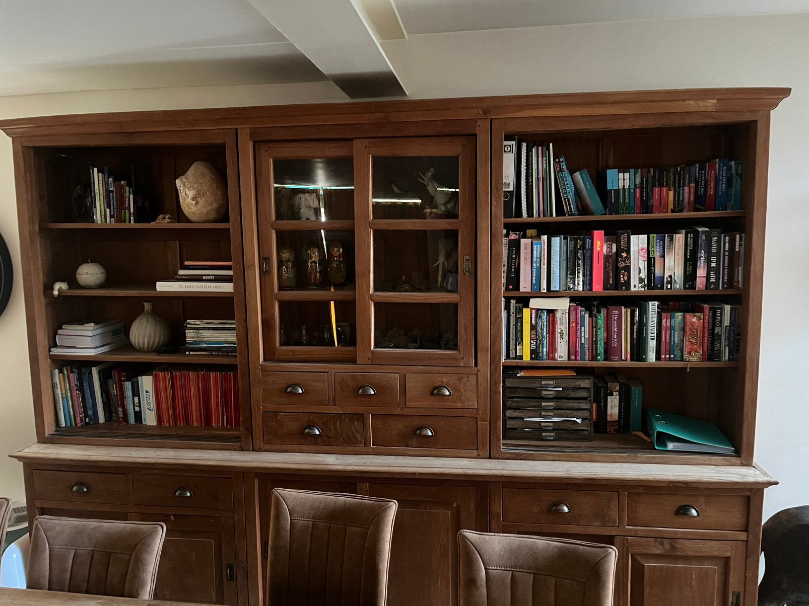 Armoire en bois, Teck, 200 cm ou plus, Enlèvement, Utilisé