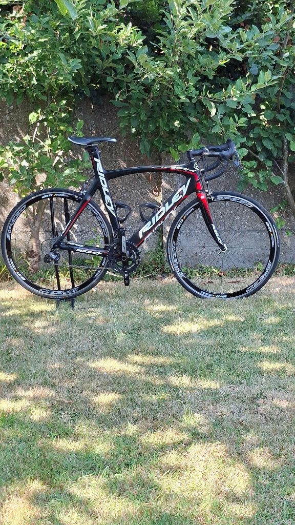 Mooie ridley noah carbon racefiets, Frein sur jante, Comme neuf, Enlèvement, 53 à 57 cm