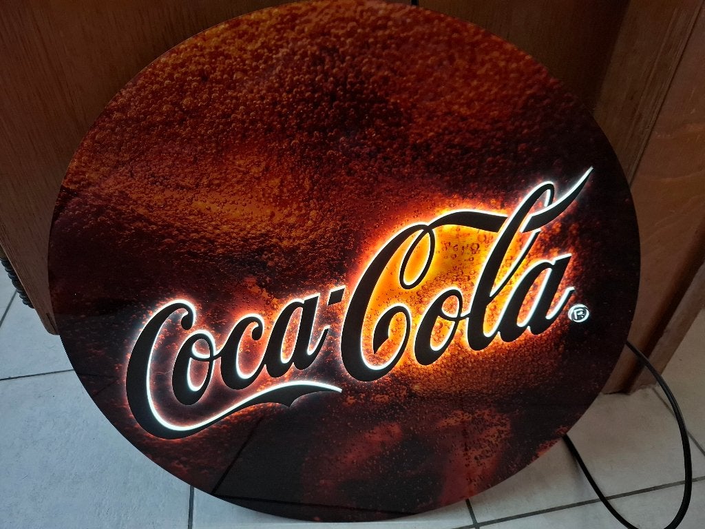 enseigne lumineuse Coca-Cola, Collections, Enlèvement ou Envoi, Neuf, Table lumineuse ou lampe (néon)