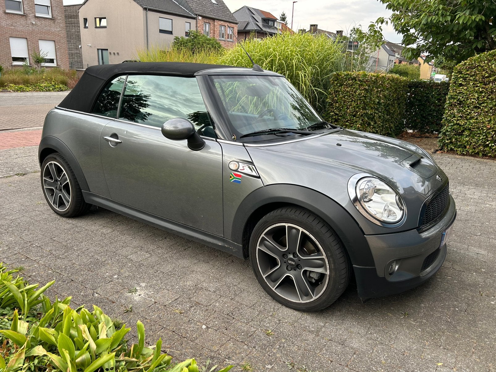 2010 Mini Cooper S Cabrio - 64k KM - Airco, Auto's, Mini, Euro 5, Zwart, Leder, Particulier