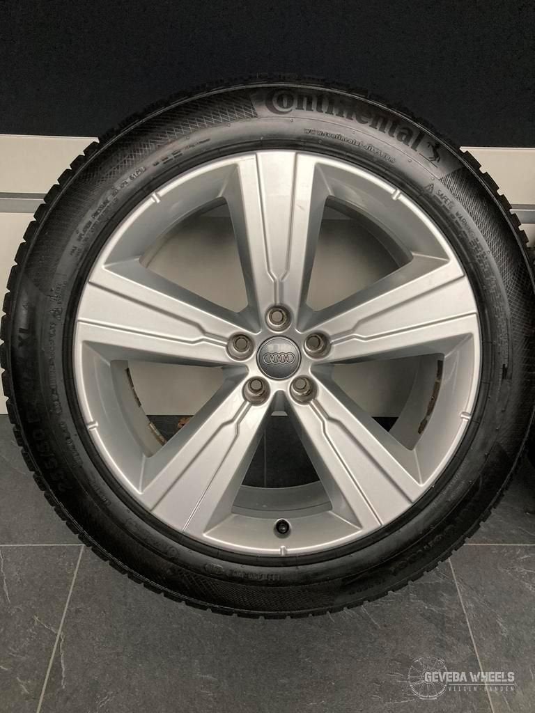 20'' originele Audi Q7 / SQ7 velgen +winterbanden 5x112 4M0, Pneus et Jantes, Pneus hiver, 255 mm, Véhicule de tourisme