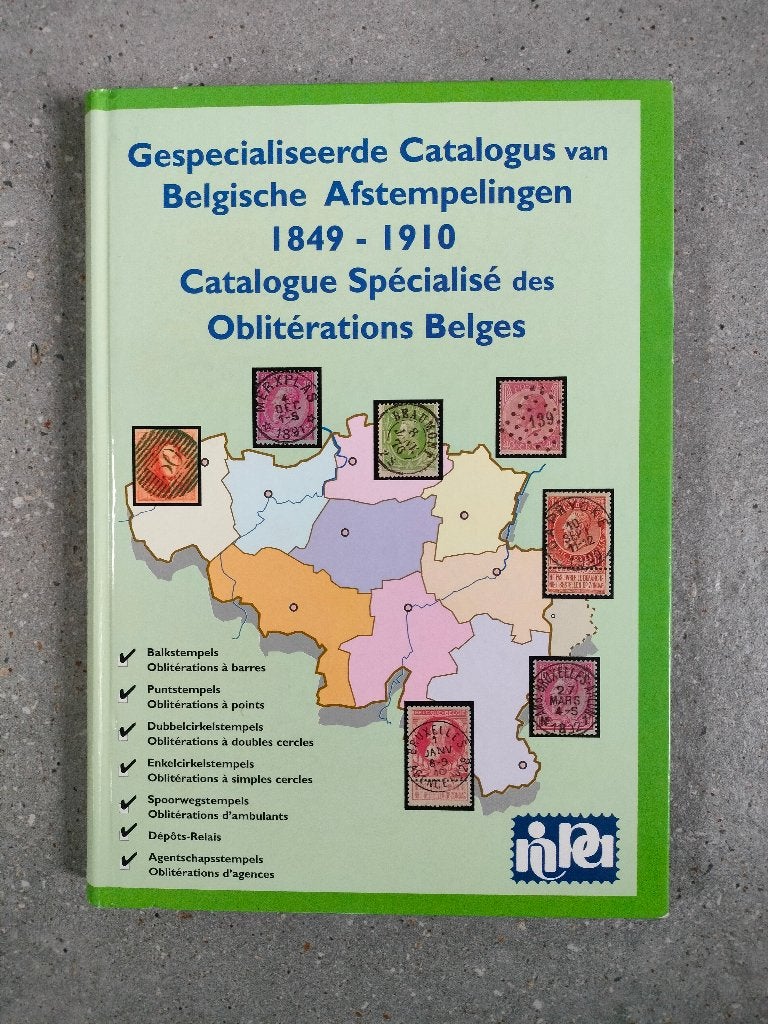 Catalogue Spécialisé des Oblitérations Belges 1849-1910, Enlèvement ou Envoi, Catalogue