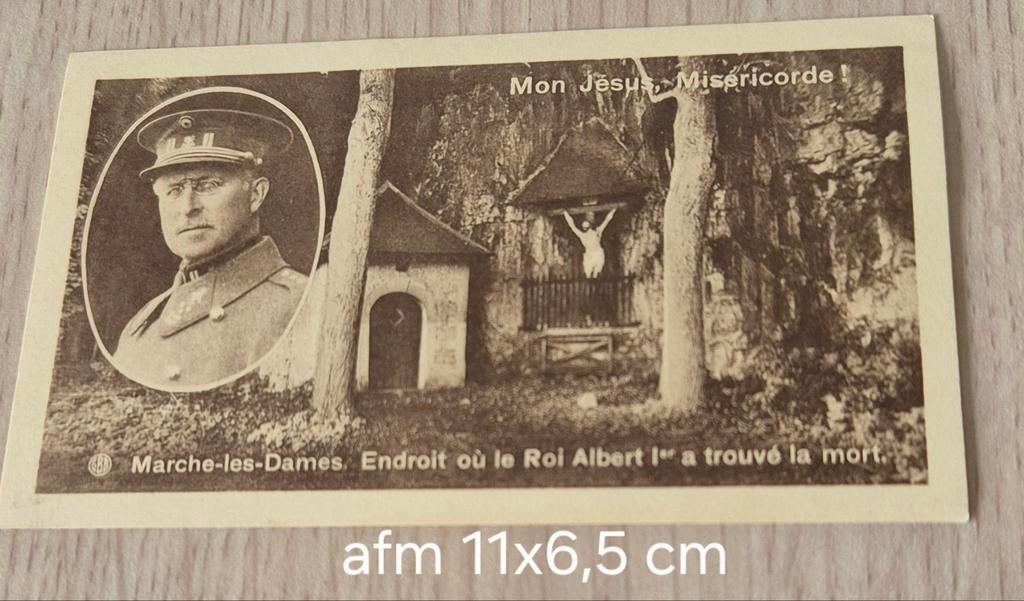 Bidprentje Koning Albert I, Verzamelen, Ophalen