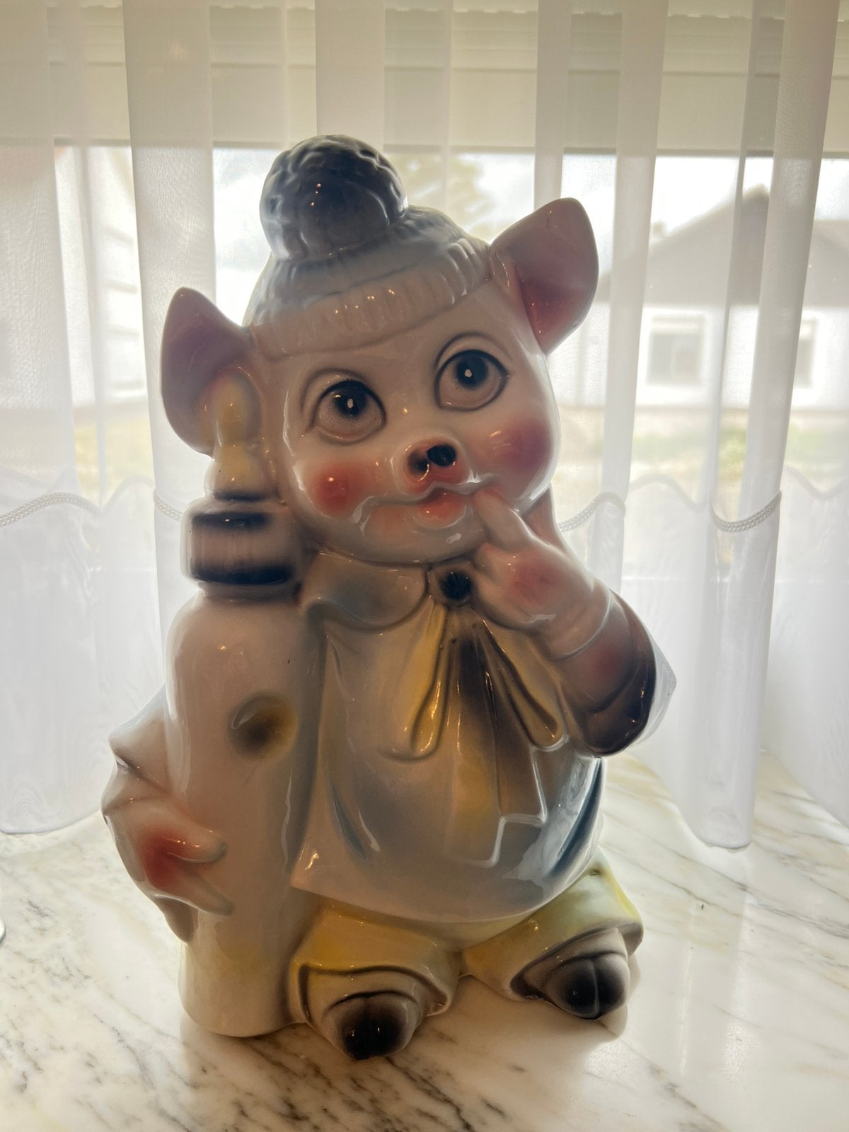 Tirelire en forme de porc - porcelaine, Collections, Tirelires, Enlèvement, Comme neuf