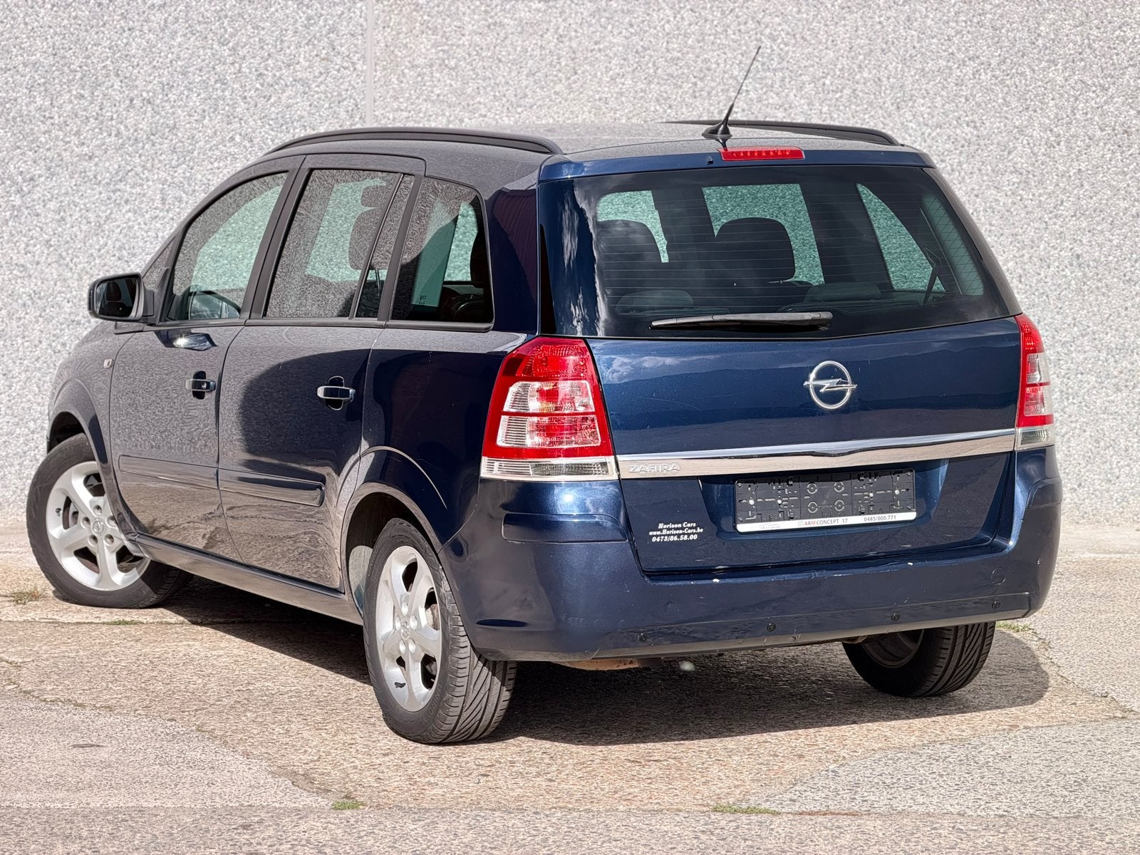 Opel Zafira 1.8 Essence, Auto's, Euro 5, Monovolume, Blauw, Bedrijf