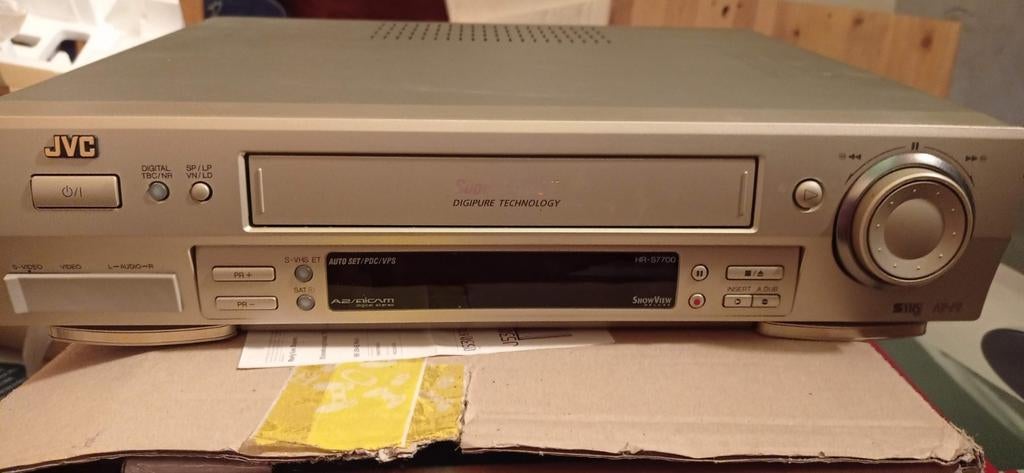 Enregistreur vidéo Super VHS JVC HR-S7700, Enlèvement ou Envoi, Comme neuf, Lecteur ou enregistreur VHS