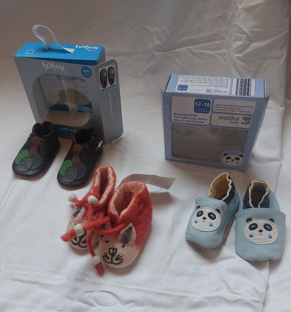 babyschoentjes bobux, Kinderen en Baby's, Babykleding | Schoentjes en Sokjes, Ophalen, Slofjes, Jongetje of Meisje, Nieuw