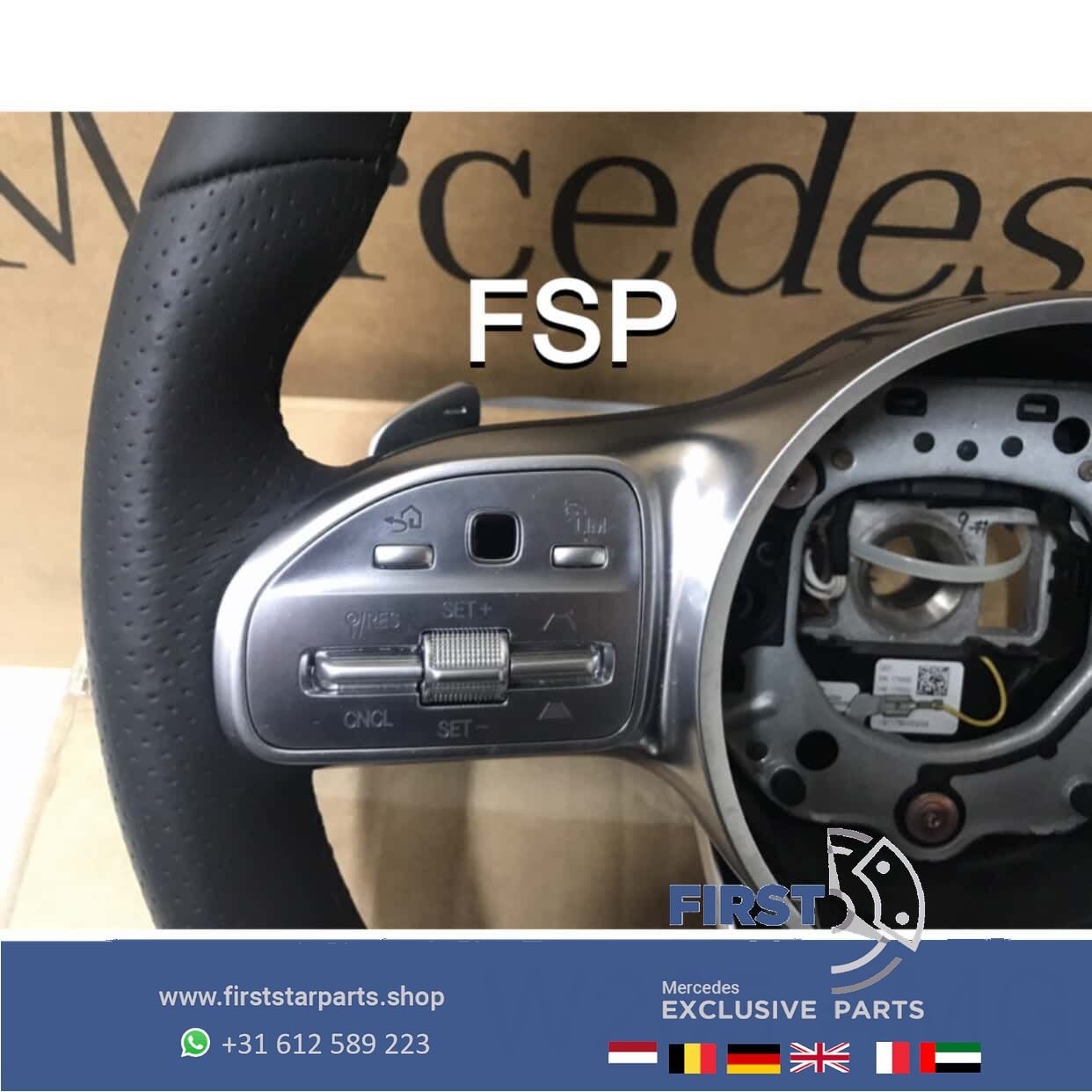 2020 FACELIFT W205 W253 C KLASSE GLC AMG LINE STUUR ORIGINEE, Gebruikt, -, Ophalen of Verzenden, -
