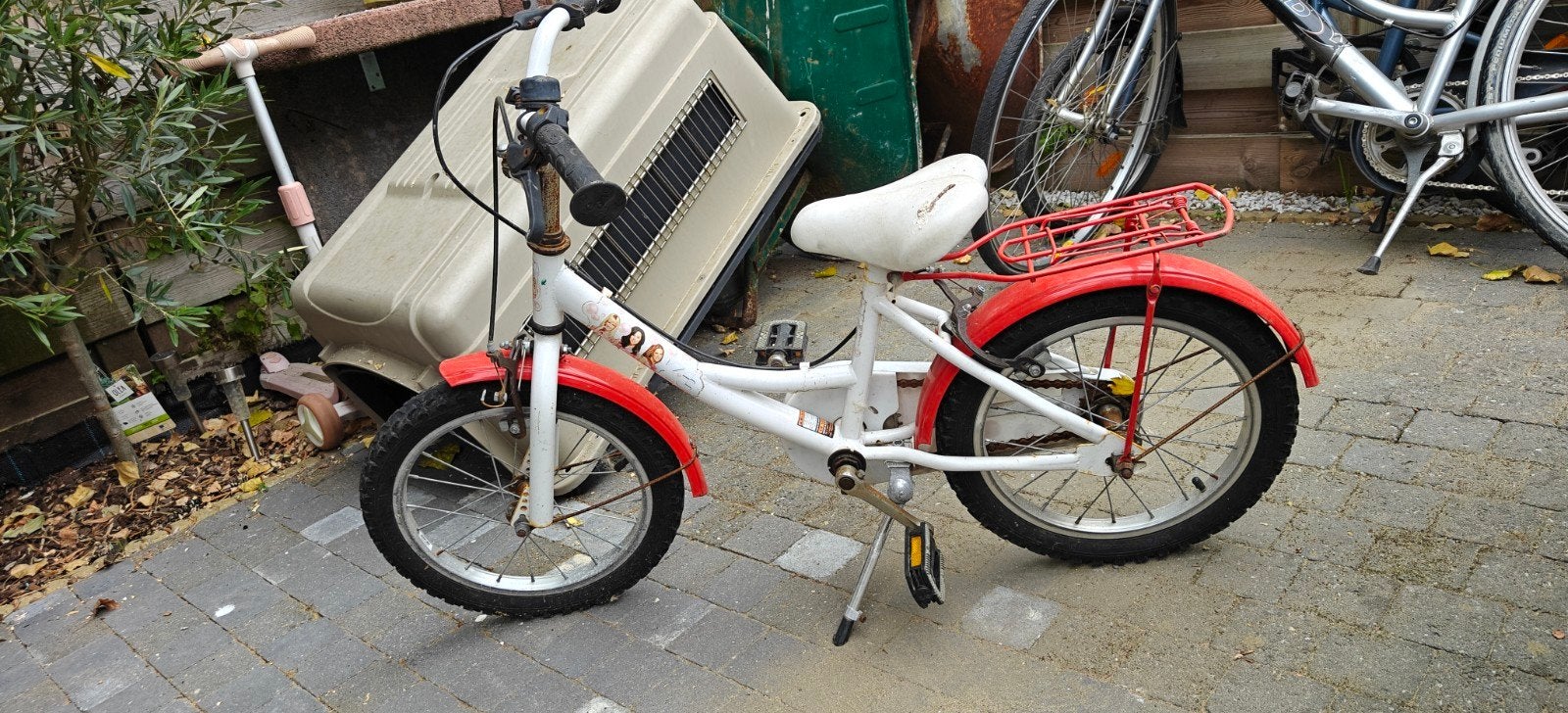 kinderfiets, Ophalen