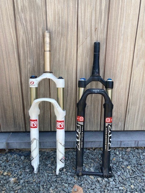 Voorvork Fox, Vélos & Vélomoteurs, Vélos Pièces, Utilisé, Fourche avant, Aluminium, Mountainbike, Enlèvement