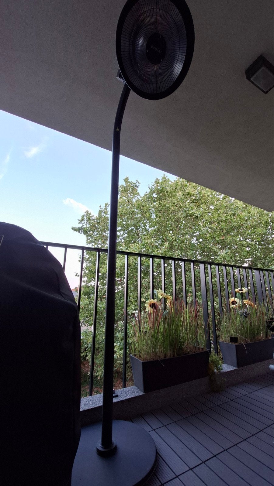 elektrische terrasverwarming, Tuin en Terras, Gebruikt, Vloer, Waterbestendig, Ophalen
