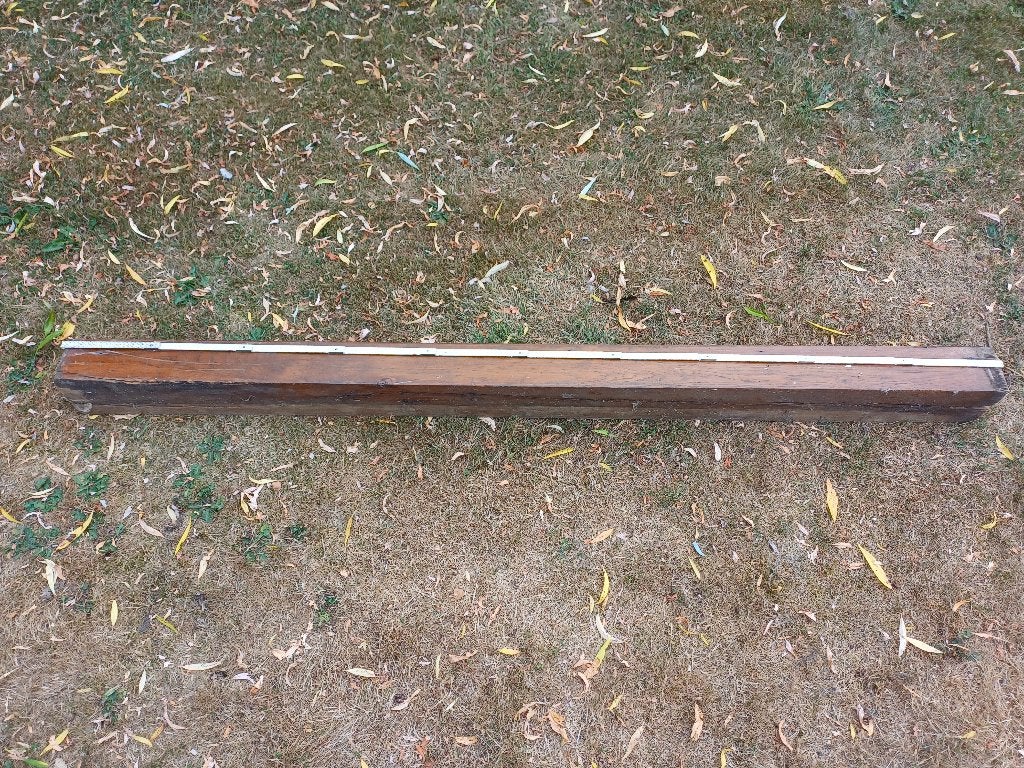 eiken schouwbalk mooi recht 200x15x11, Ophalen, Gebruikt, Hardhout, 180 tot 250 cm