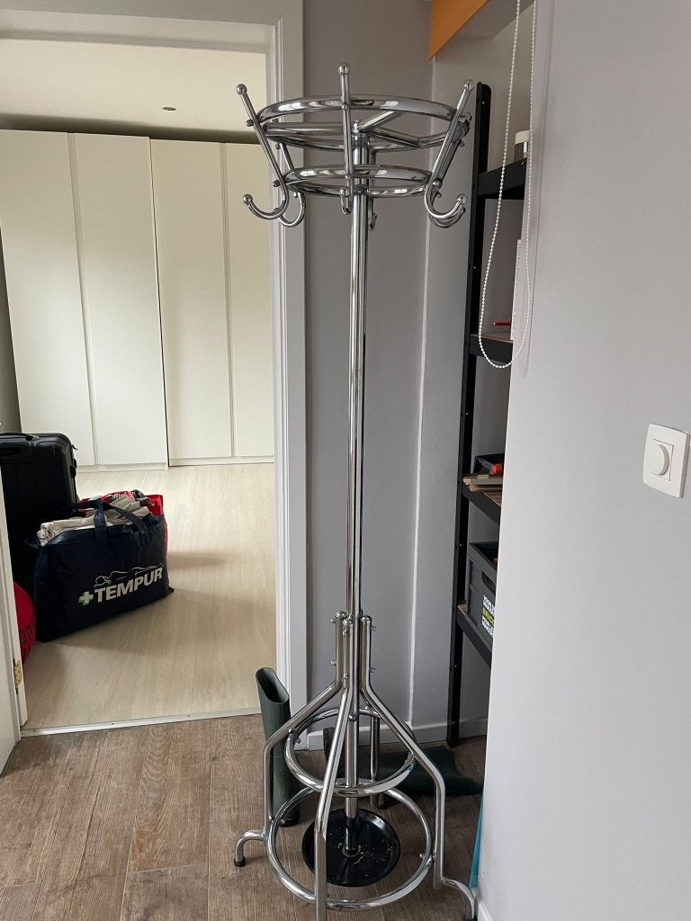 Vintage metalen kapstok, Huis en Inrichting, Ophalen, 200 cm of meer, Zo goed als nieuw, Metaal