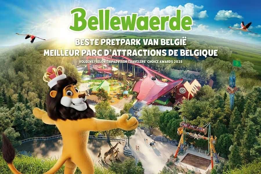 Bellewaerde Park tickets (2 personen), Twee personen, Ticket of Toegangskaart