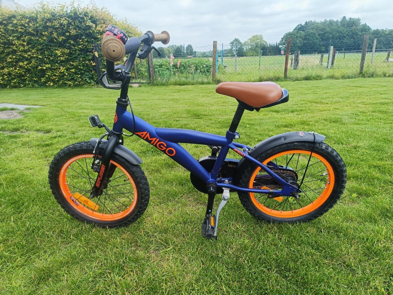 Amigo kinderfiets, Fietsen en Brommers, Ophalen, Terugtraprem
