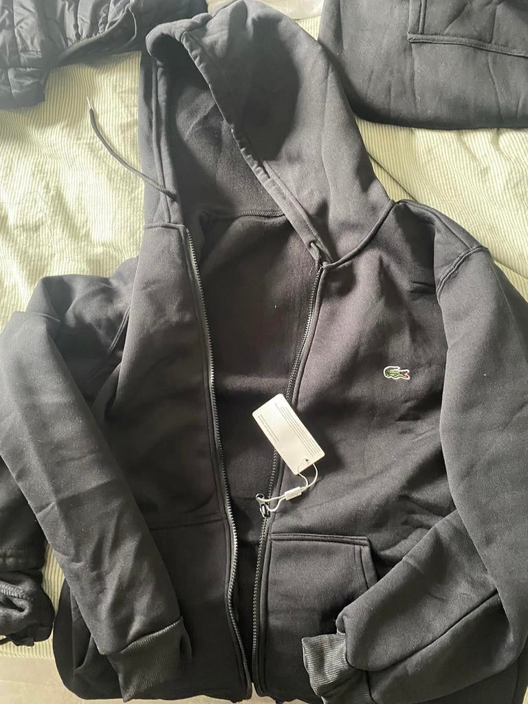 Lacoste hoodie black, Kleding | Heren, Truien en Vesten, Ophalen of Verzenden, Nieuw, Maat 48/50 (M), Zwart