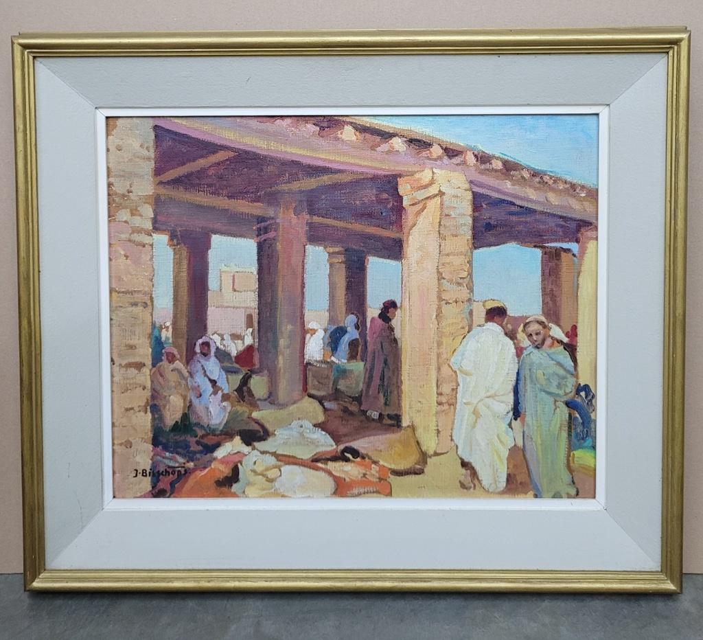 Joseph BISSCHOPS, Oriëntaalse markt, Ophalen of Verzenden
