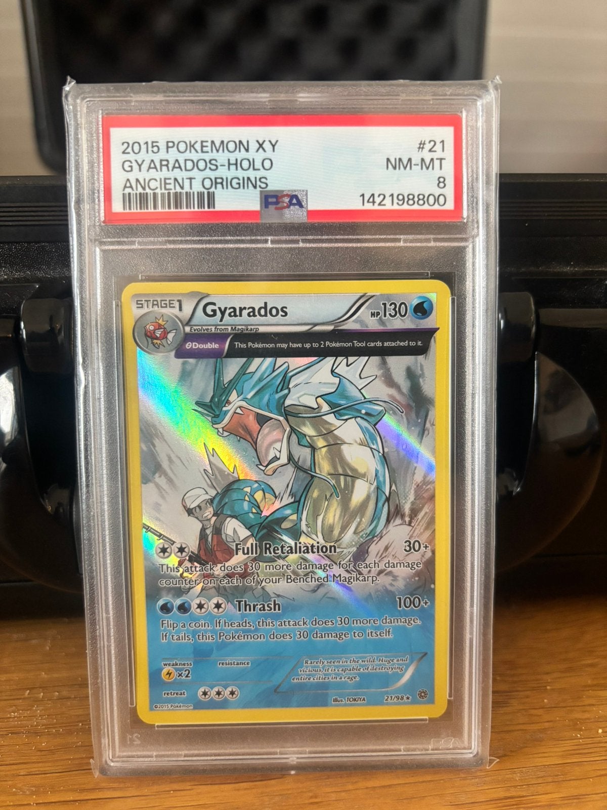 Gyarados Holo ~ Ancient Origins PSA 8, Hobby en Vrije tijd, Ophalen, Zo goed als nieuw