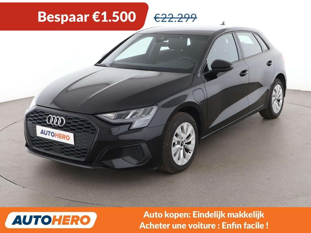 Audi A3 40 TFSIe (bj 2021, automaat), Auto's, Audi, Stof, Gebruikt, Euro 6, Zwart