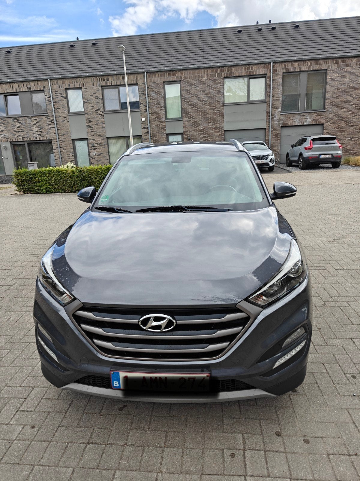 Hyundai Tucson Premium 1.6 Tgdi 177, Autos, Cuir, Argent ou Gris, Commande vocale, Euro 6