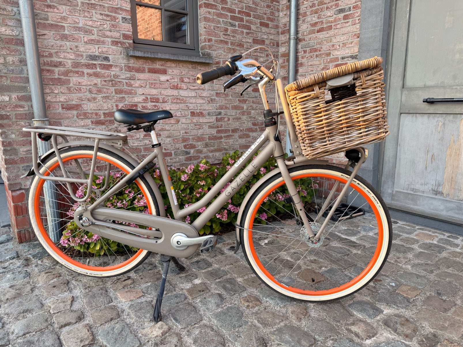Gazelle Heavy Duty T3 met mand D49, Ophalen, 47 tot 50 cm, Versnellingen, Zo goed als nieuw