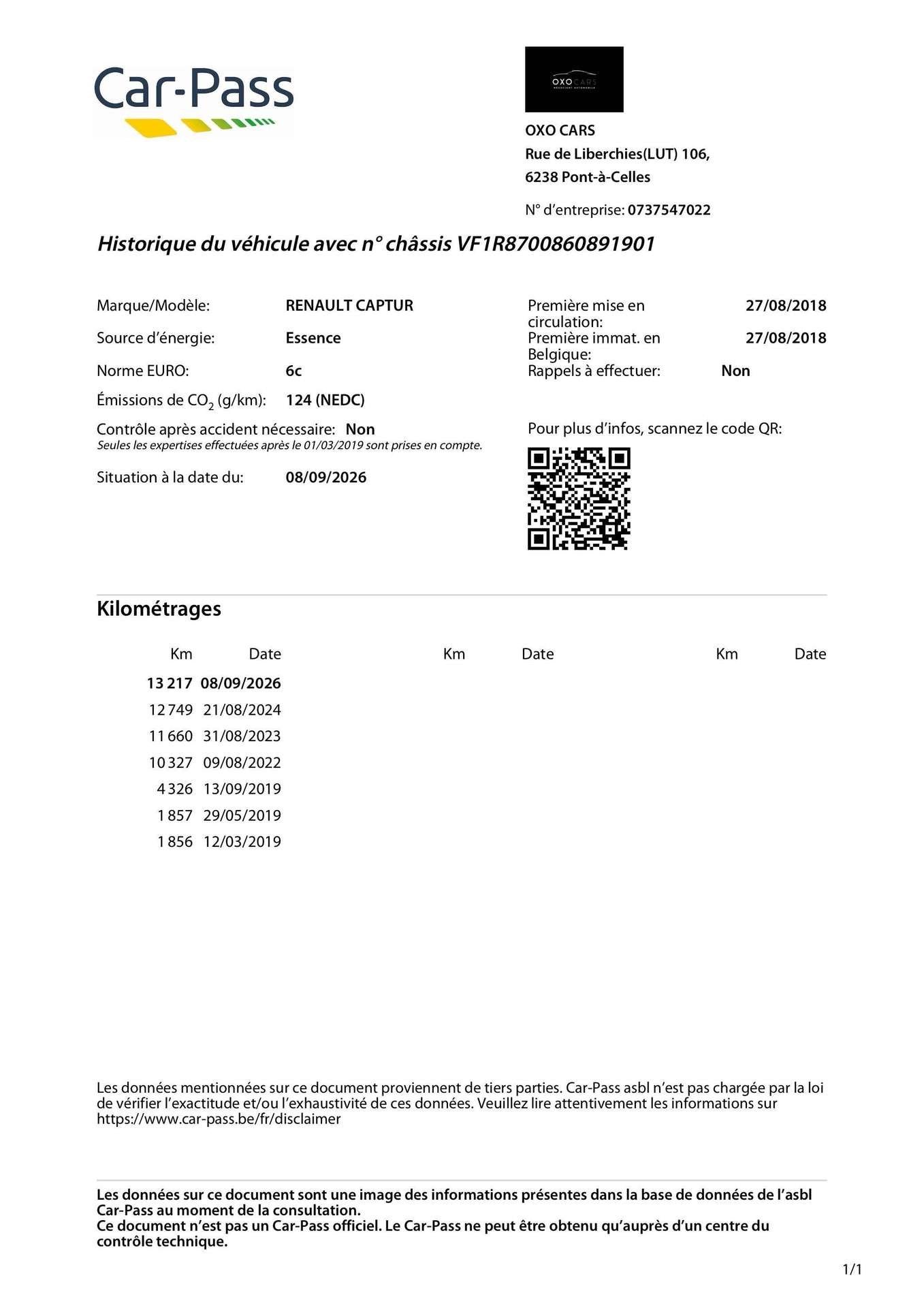 Renault Captur 0.9 TCe Life 90CV / Seulement 13.000KM / Feux, Autos, Electronic Stability Program (ESP), Achat, Euro 6, Entreprise