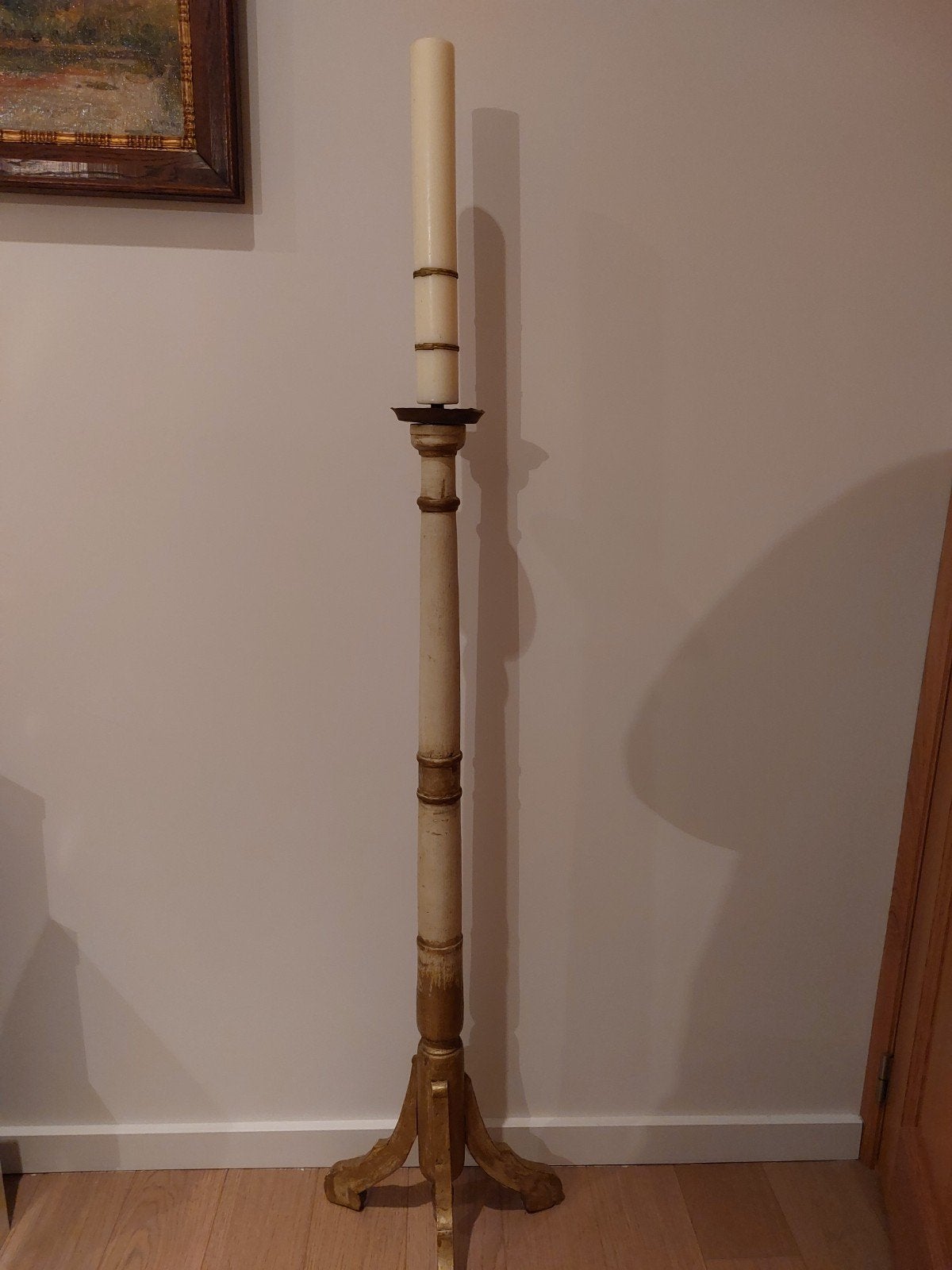 Chandelier en bois, Antiquités & Art, Enlèvement, Autres matériaux