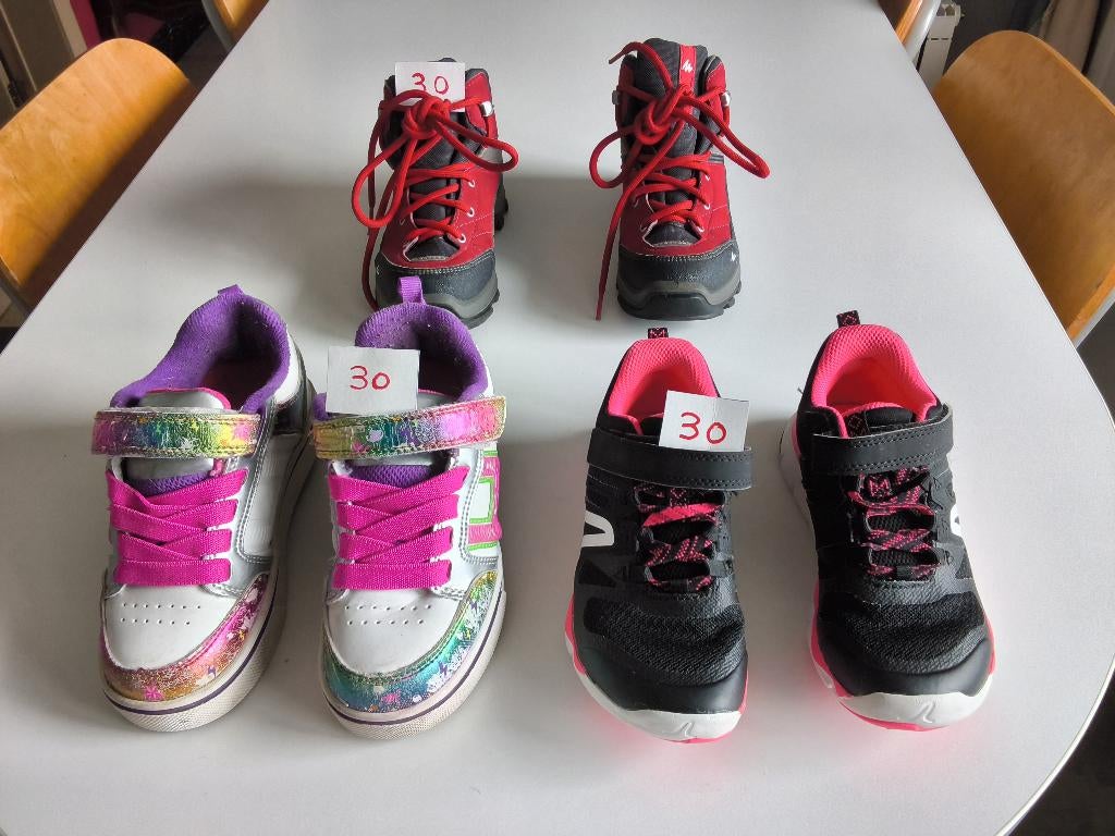 Baskets et bottines rando enfants DÉCATHLON / Pt. 30, Garçon ou Fille, Enlèvement ou Envoi, Decathlon, Utilisé
