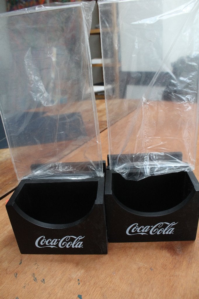Présentoirs Coca-Cola pour affichettes ou menu, Collections, Enlèvement ou Envoi, Neuf, Panneau publicitaire