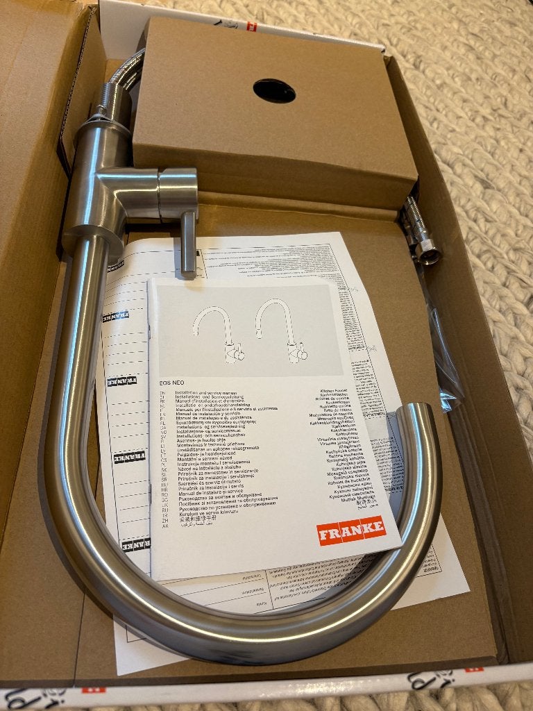 Franke EOS Neo keukenkraan – nieuw in verpakking, Bricolage & Construction, Sanitaire, Neuf, Robinet, Inox, Enlèvement