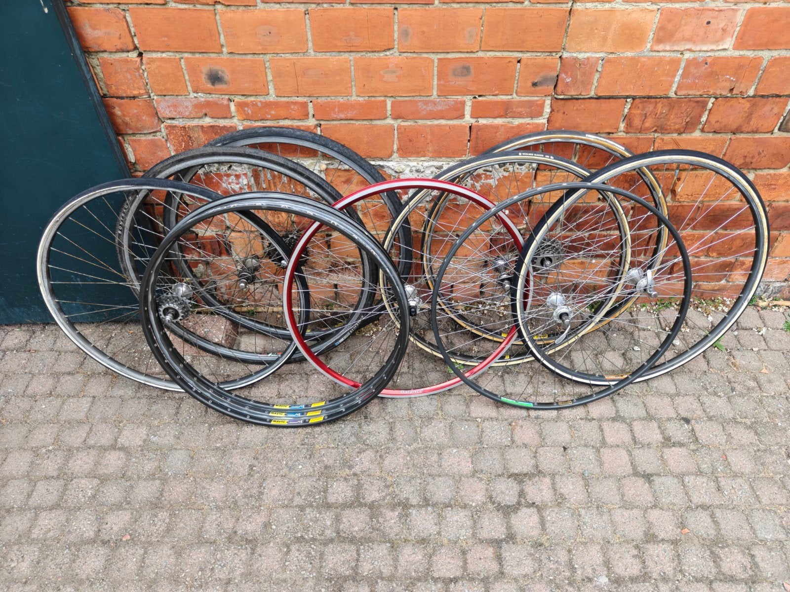 lot retro koerswielen te koop!! moet weg!!, Fietsen en Brommers, Ophalen, Wiel
