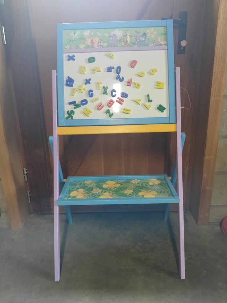 Schoolbord krijt en magneten, Ophalen