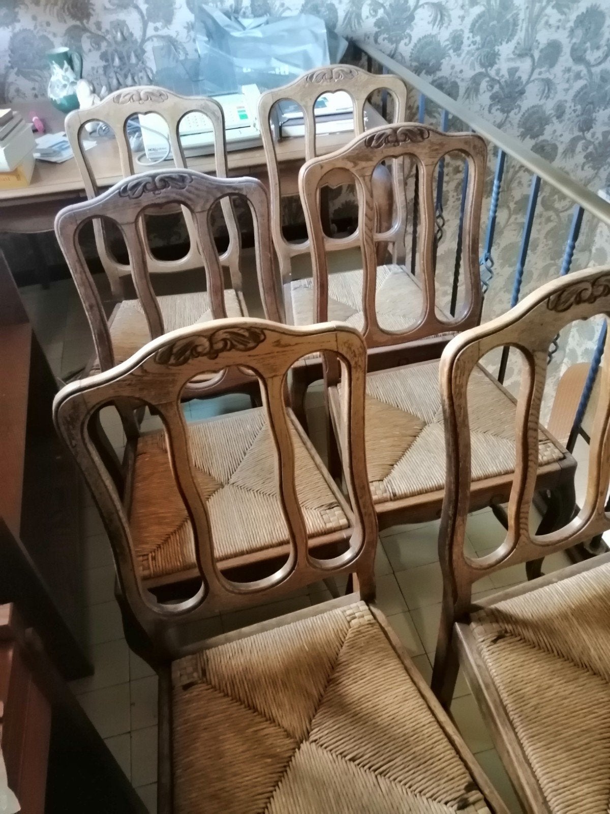 6 klassieke stoelen Louis XV, Antiek en Kunst, Ophalen