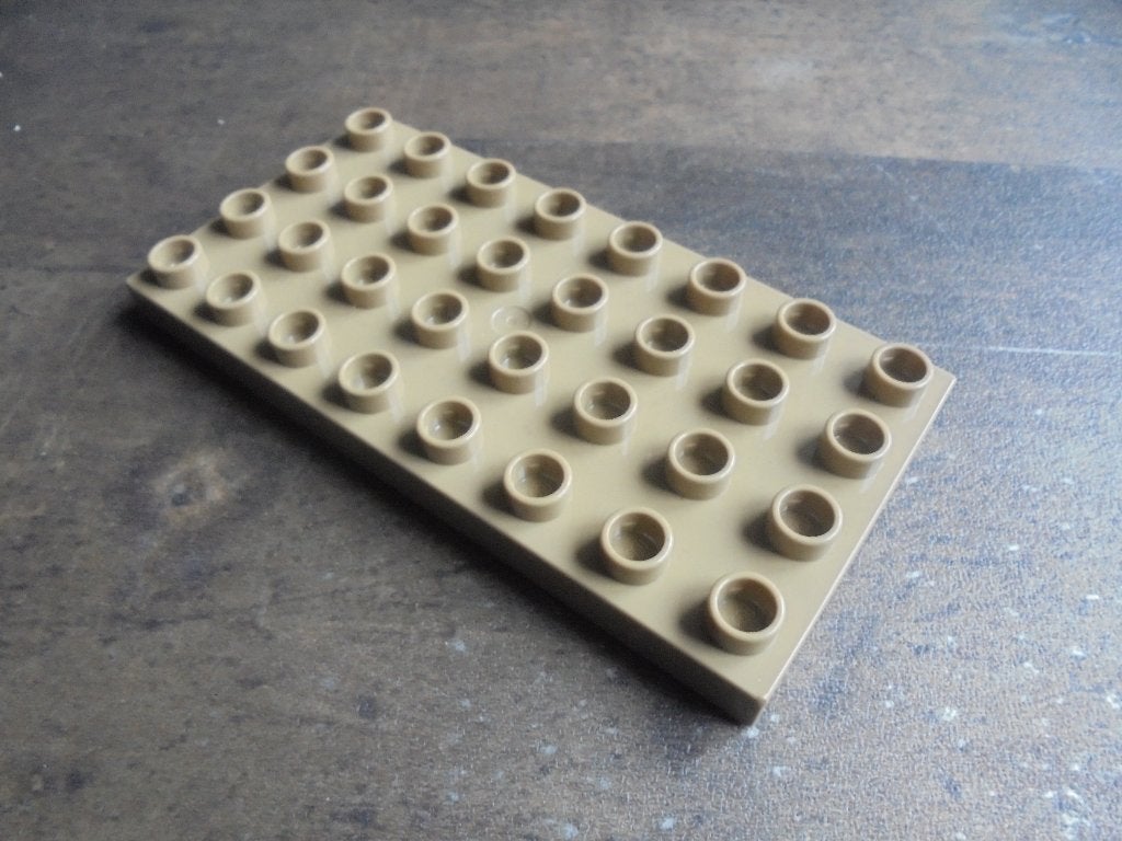 Lego Duplo Baseplate 4x8 (zie foto's) 11, Ophalen of Verzenden, Gebruikt, Losse stenen, Duplo