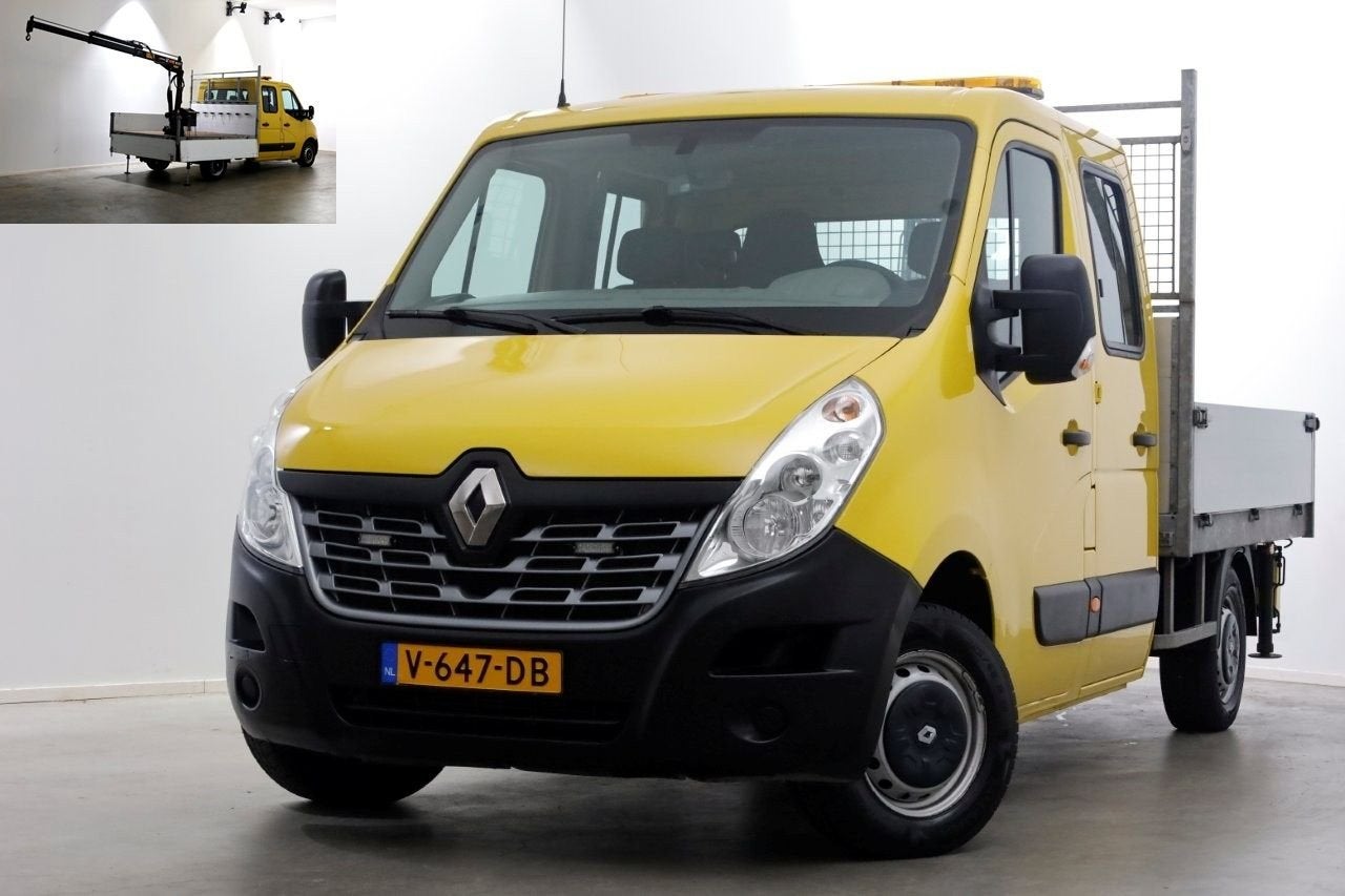 Renault Master T35 2.3 dCi 130pk E6 L2H1 D.C. Open Laadbak +, Overige kleuren, Renault, Bedrijf, Onderhoudsboekje