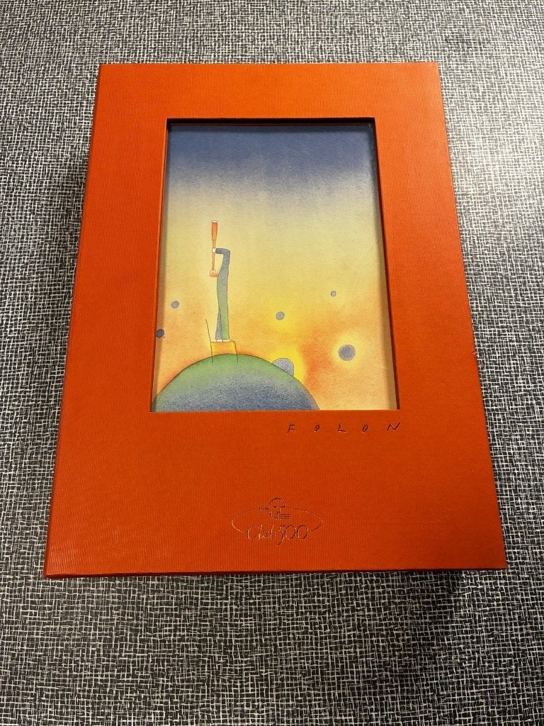 “Oser...” – Complete Deluxe Portfolio van Jean-Michel Folon, Antiek en Kunst, Abstract, Ophalen of Verzenden, Lithografie, Gelimiteerde oplage