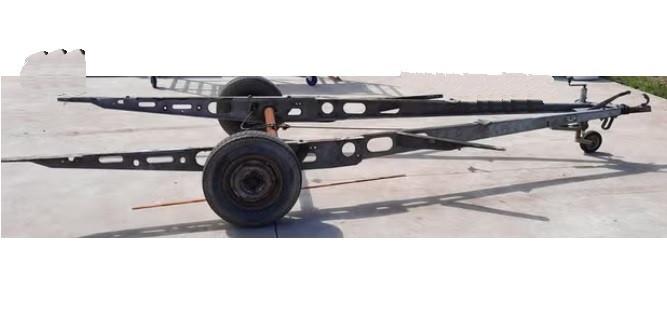Chassis caravan dissel wielen onderstel steunpoten banden, Auto diversen, Aanhangers en Bagagewagens, Gebruikt, Ophalen
