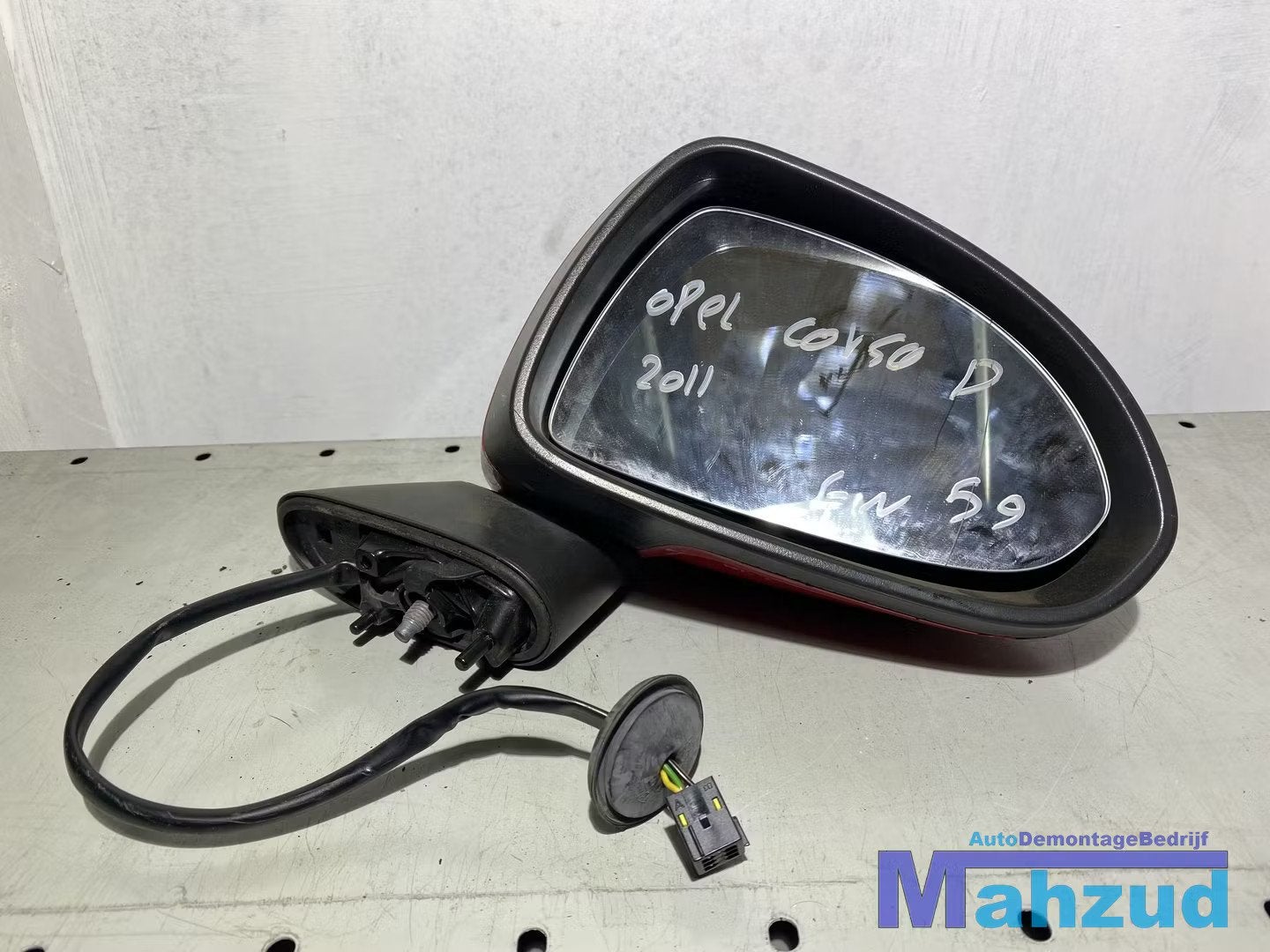 OPEL CORSA D ROOD Z547 Links spiegel buitenspiegel 2005-2014, Gebruikt, Opel Automobile GmbH, Kontakt@opel-infoservice.de, Opel