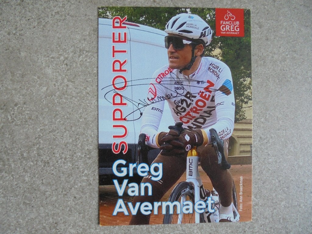 Wielerfoto Greg Van Avermaet, Verzenden